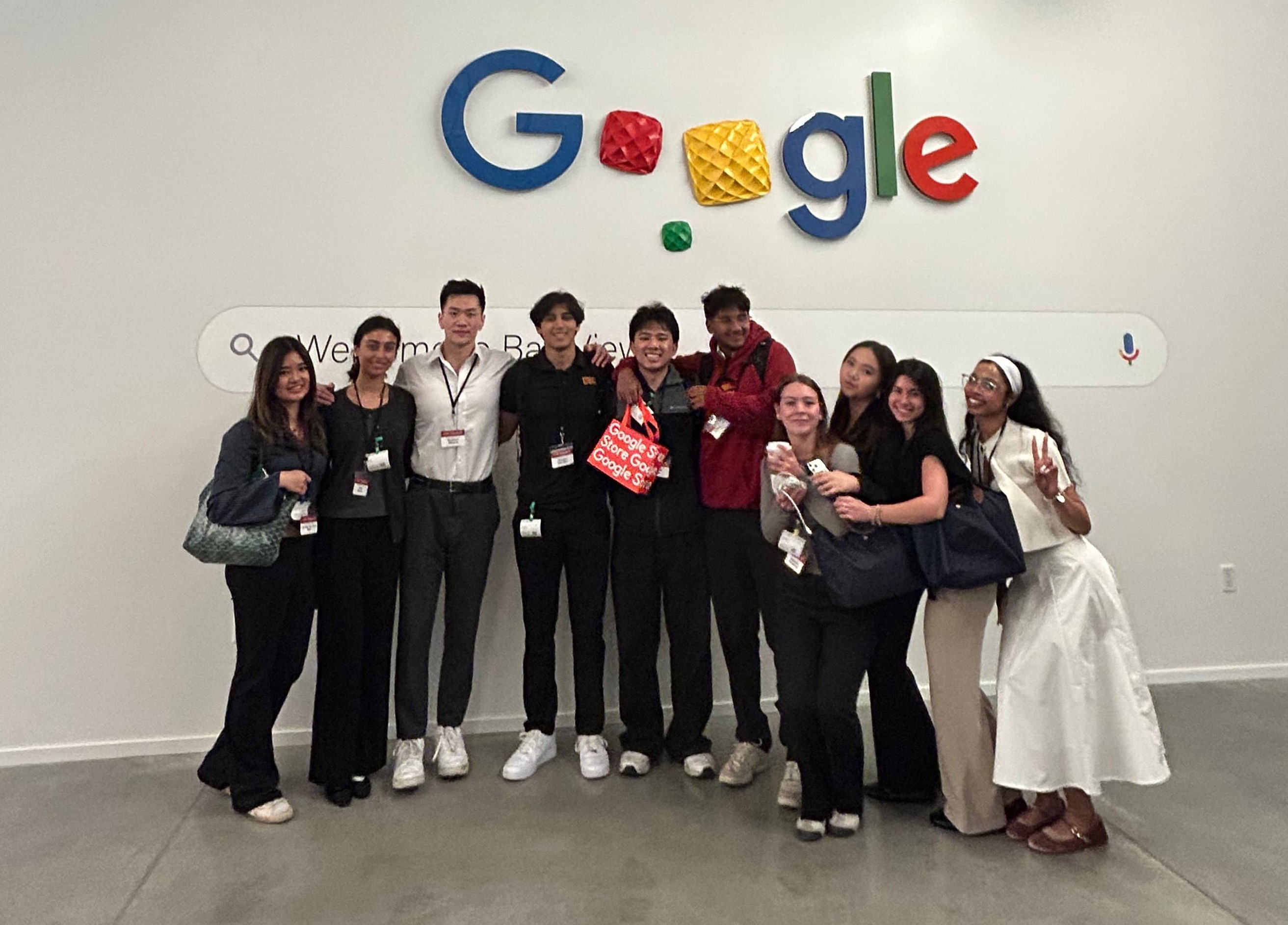 WBB GSI students at Google HQ