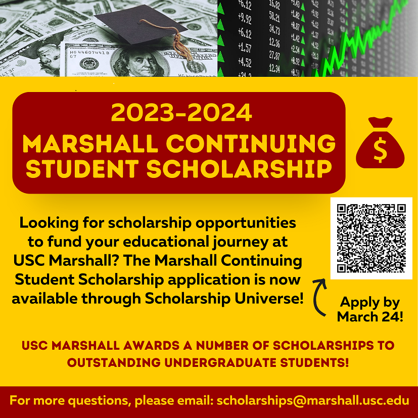 2023-2024 Marshall Scholarships Flyer