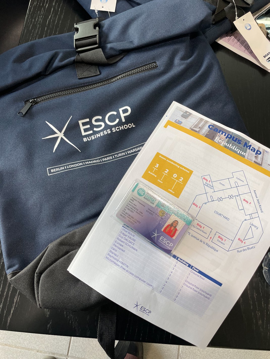 ESCP Backpack/ID