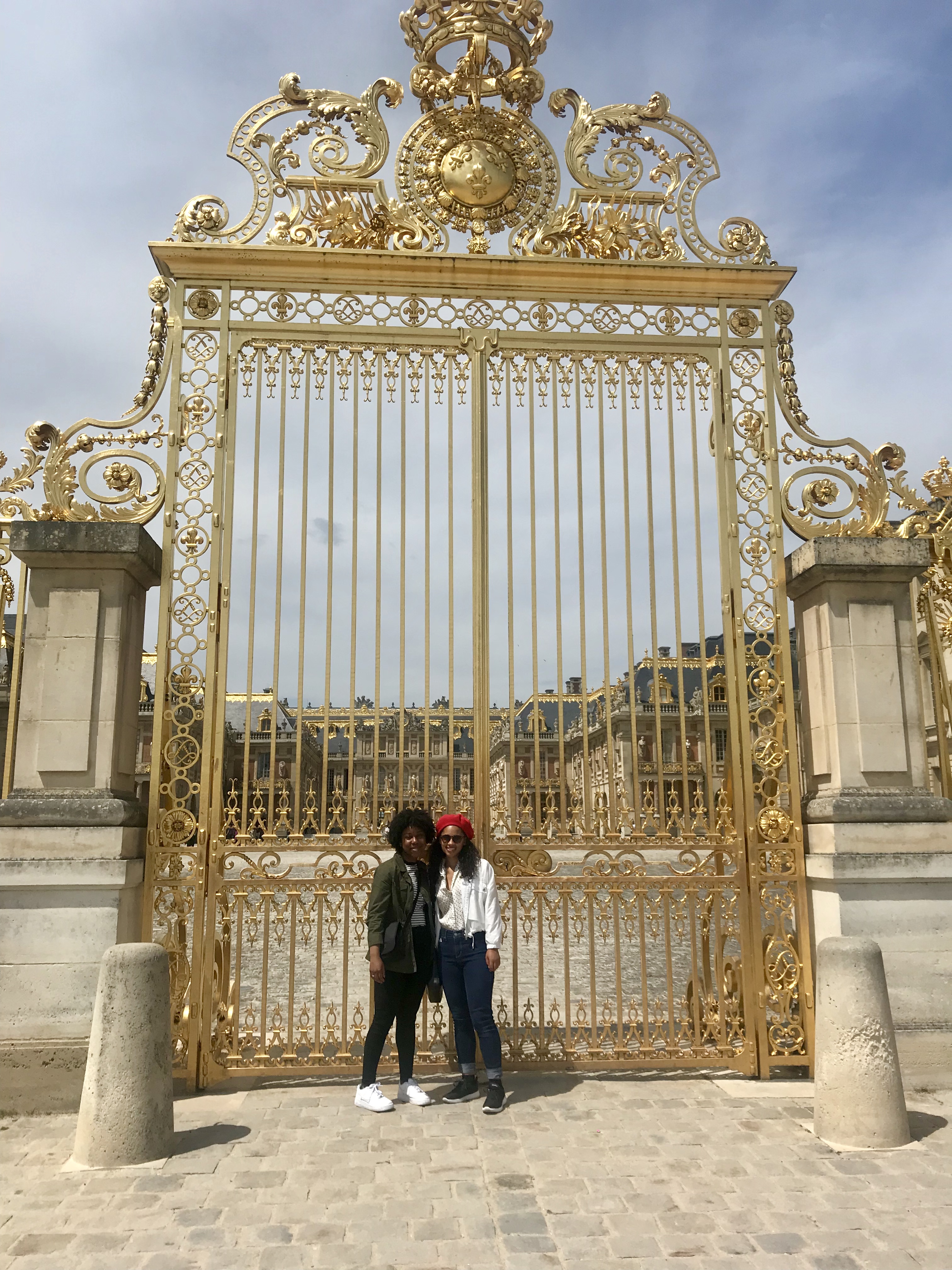 Two gals at Versailles