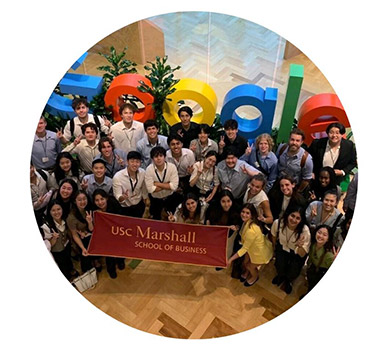 LInC students visiting Google in Singapore