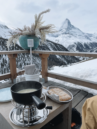 Fondue with a View