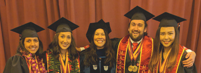 Honors Graduates with Kristin Diehl