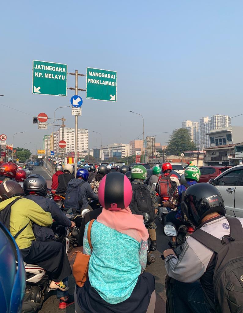 Motorcycle traffic