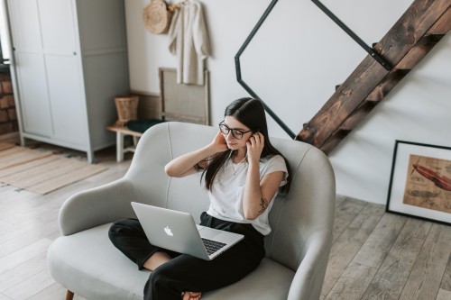 Student Working Remotely